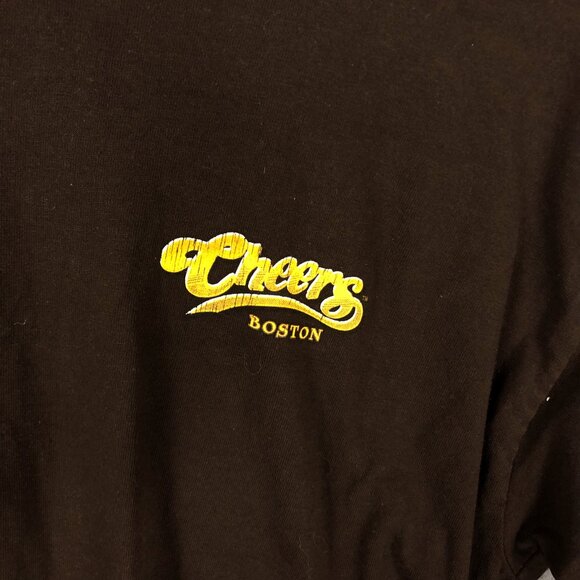 Cheers Boston Brown Graphic Tee Shirt Size Large - Picture 3 of 6